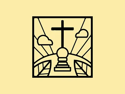 Ilustration | Antigua Guatemala antigua awam branding coffee cruz design guatemala ilustration vector yellow