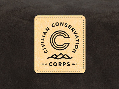 CCC logo concept badge branding design graphic logo minnesota retro vintage