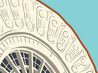 Portage Theater chicago illustration portage park portage theater wip wpa