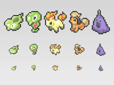 PokéBox Simulator Sprites ditto growlithe pixel art pokebox pokemon ponyta sprite sprites videogame zygarde