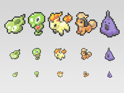 PokéBox Simulator Sprites ditto growlithe pixel art pokebox pokemon ponyta sprite sprites videogame zygarde