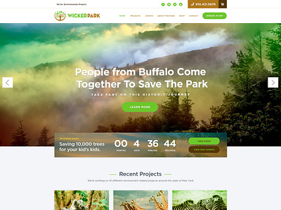 Wicker Park Website Design design product ui ux website