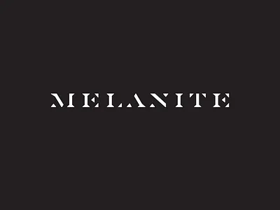 MELANITE fashion logo font logotype type
