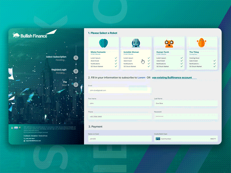 Fiance Service register system app appdesign behance css design designer designinspiration dribbble graphicdesign html interface uidesign uiux userexperience userinterface uxdesign web webdesign webdesigner website