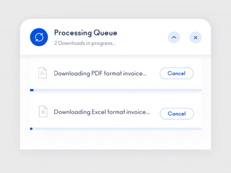 Download Queue UI downloadprogress downloadqueueui downloaduicomponent interactiondesign ui uidesign uiux