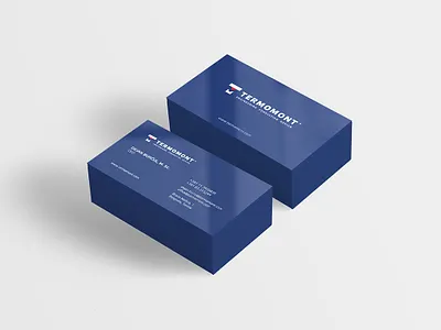 Termomont - business cards. www.termomont.com art direction brand brand strategy brandbook branding business cards cards identity visual visiting cards