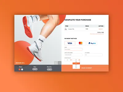 Daily UI Challenge #02 checkout app app animation branding checkout daily ui challenge dailyui dailyuichallenge design flat interface minimal typography ui ux web webdesign webdesigner website