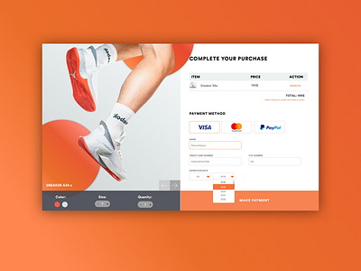 Daily UI Challenge #02 checkout app app animation branding checkout daily ui challenge dailyui dailyuichallenge design flat interface minimal typography ui ux web webdesign webdesigner website