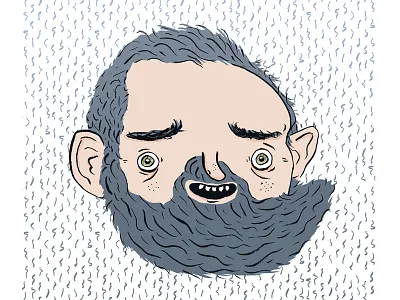 Portrait brush face illustration ink me pattern photoshop self portrait