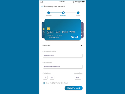 #DailyUI #002 bangalore clean credit card credit card checkout credit card payment dailyui 002 design illustration minimal payment typography ui ux