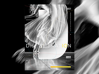 Day.301 P. | Disintegration character design filter graphic photo plane poster text tonal typography ui visual