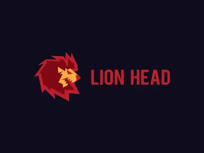 lion head logo burning feline fire flaming jungle king lion logo power predator royal safari sale security template wild wildlife zoo