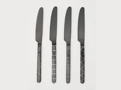 Tribal print for servingware drawign handmade knife pattern pattern design print servingware tribal