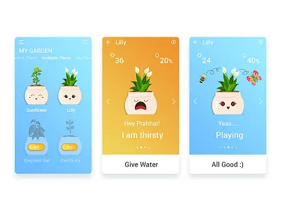 Plumo: Smart Plant interaction iot plant monitoring system product design smart plant tangible interaction
