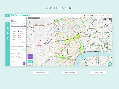 TOAD - OOH Advertising Platform advert advertisement angular business design development filters illustration map map marker professional startup traffic transport ui web