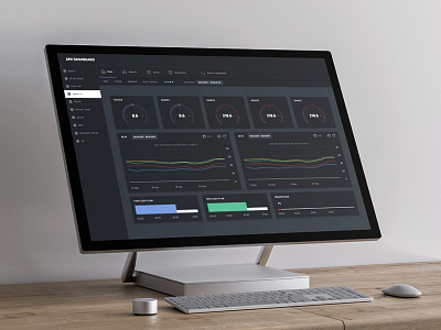 Dashboard connectvity dark ui dashboard graphs