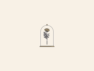 🌹 floral flower flowers icon illustration line illustration simple illustration