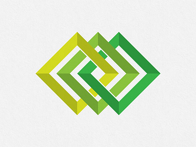 Green Geometric Logo Design Concept color combinations font exploration visual brand family selection branding isometric isometric shape mark logo identity icon logos logofolio geometric simple letters illustration simple shape mark style guide bright vector logomark design