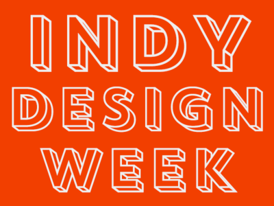 Indianapolis Design Week 2018 design week indianapolis logo wordmark