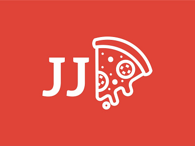 Day 13 of #thirtylogos challenge: JJ Pizza design jj jj pizza logo pizza thirtylogos