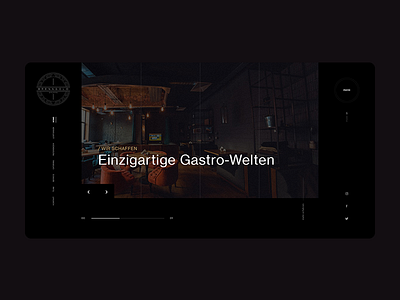 Brenngold Restaurant Redesign creative restaurant typography ui ux web web design