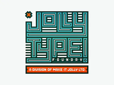 JTF badge branding font foundry identity jolly logo logo design mark type typography