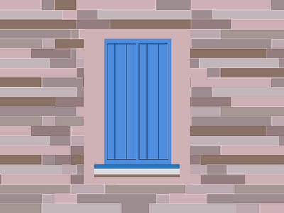 Window 3 balat city design dribbble historical home illustration istanbul shot wall window