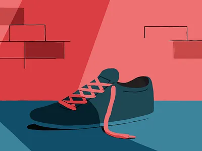 Shoe city personal random red shadow shoe
