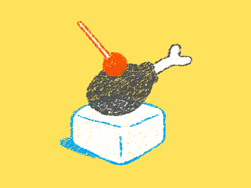 Chicken, Candy, Tofu animation candy chicken gif tofu