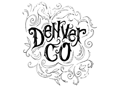 Denver branding colorado denver design icon identity illustration lettering logo type typography