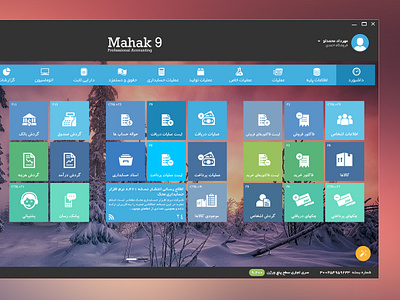 Desktop accounting app accounting app design desktop finance financial app iran metro modern money persian software ui uwp ux windows windows 10