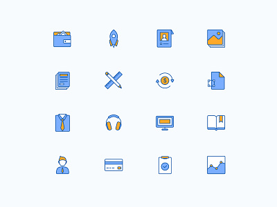 Icons document flat icon icons illustrations vector