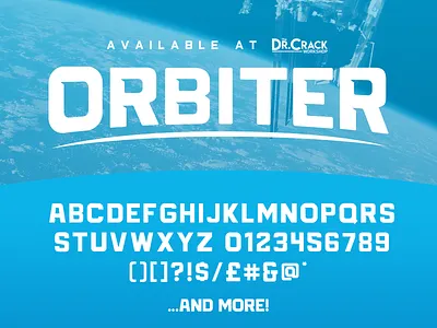 Orbiter Font drcrack font font design orbiter text typefont typography