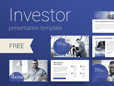 Investor Presentation template annual report create design icon infographic keynote powerpoint presentation slide template typography