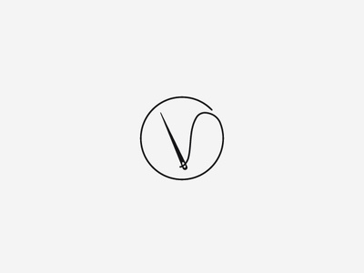 Logo for fabric design house branding branding design circle design fabric fashion illustration letter logo needle simple textile thread v