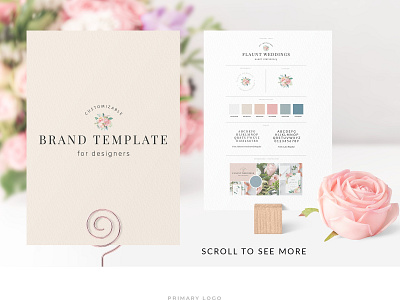 Customizable Brand Template Pack a4 creative resume cv cv template doc flower modern modern resume professional resume resume template