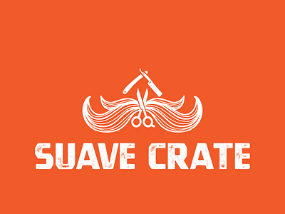 Suave Crate Barbershop logo barber branding identity illustration logo logoclub logoinspiration logotype