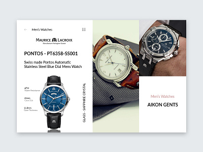 Men's Watches 112 collection app brand branding concept concept app daily ui design landing page prdocut designer ui design ui designer ui ux ux ux designer visual identity visual design visual designer