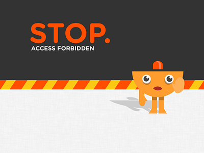 Fox Expenses Error 403 page illustration ui webapp