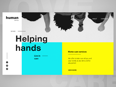 Human Service care design dribbble dribbble best shot hands help human love service ui ux web