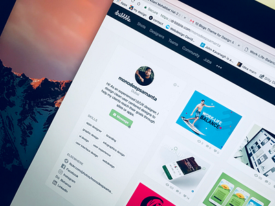 Dribbble work dashboard design dribbble profile projects submit work