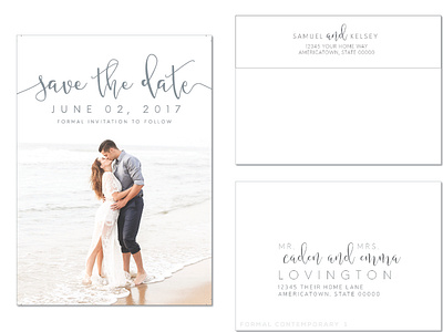 Save the Date Design design engagement savethedate wedding