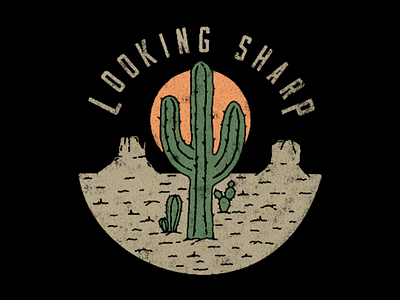 Looking Sharp desain designforsale illustration logo vektor vintagedesign