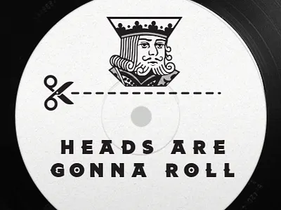 Heads Are Gonna Roll custom type illustration lp music music art type design wordshape