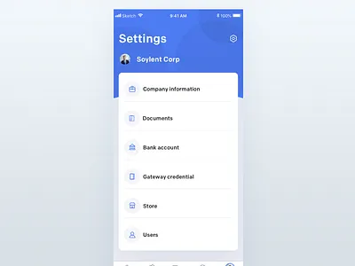 Settings animation app clean dashboard design fin fin tech final fantasy finance finance app finance business finance financial finances gif interaction ios johnyvino mobile ui ux