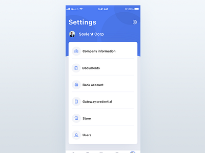 Settings animation app clean dashboard design fin fin tech final fantasy finance finance app finance business finance financial finances gif interaction ios johnyvino mobile ui ux