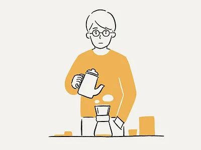 Drip coffee coffee illustration lifestyle