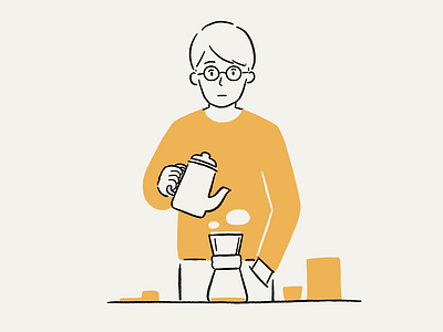 Drip coffee coffee illustration lifestyle