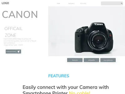 Canon adobexd animation app branding color css design dribble html5 logo nepal typography ui vector web webdesigner