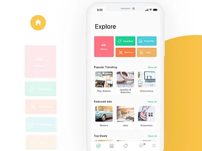 Hello world! Let's Travel. app flat icons ios transport travel ux